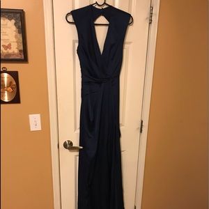 Midnight Blue Prom Dress